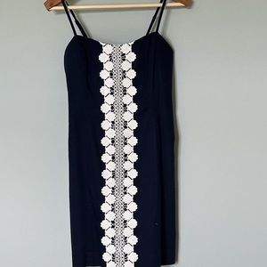 Lilly Pulitzer navy blue summer dress